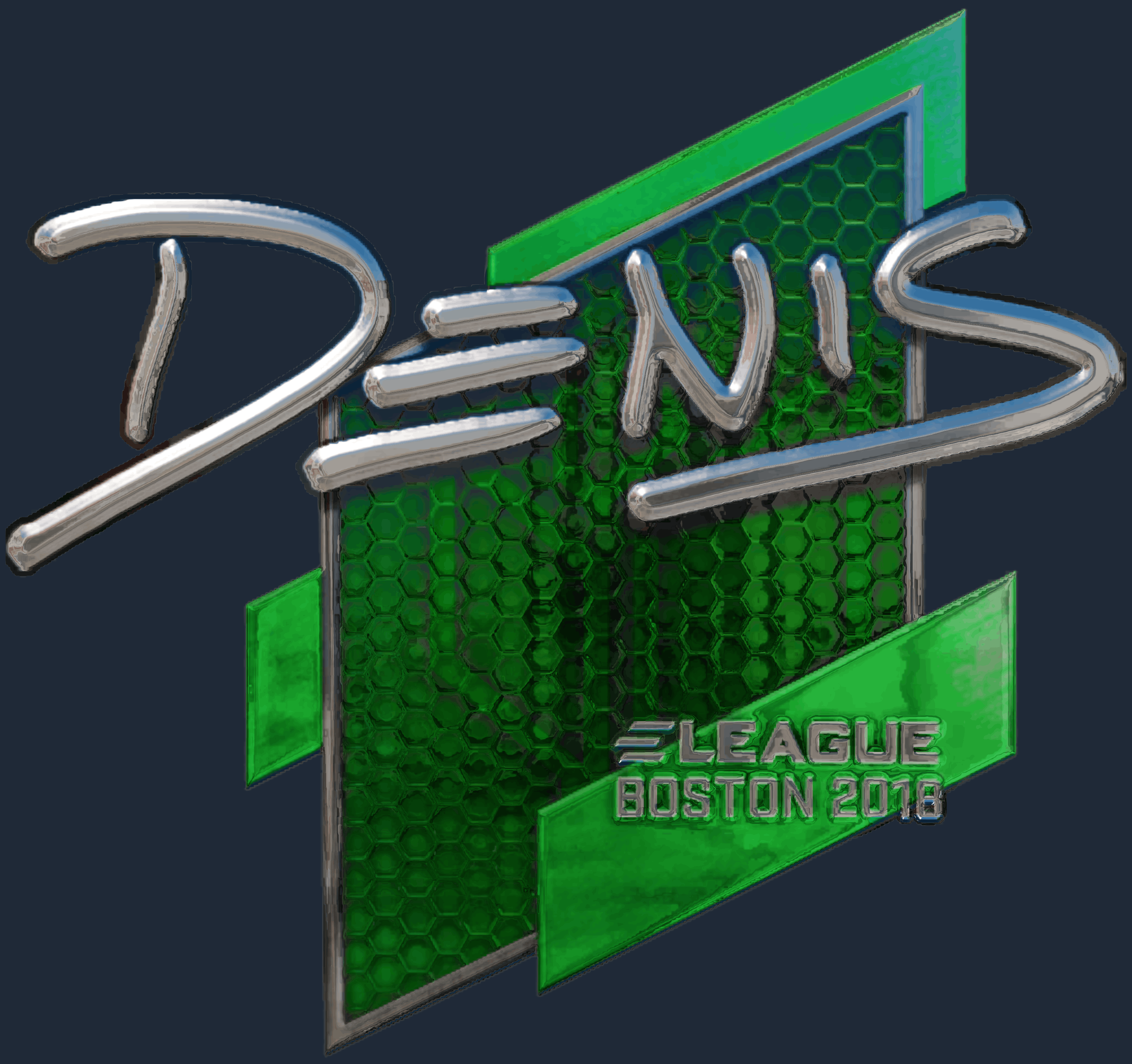 Sticker | denis (Foil) | Boston 2018