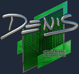 Sticker | denis (Foil) | Boston 2018