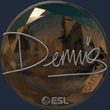 Sticker | dennis (reflectante) | Katowice 2019