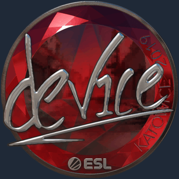 Sticker | device (reflectante) | Katowice 2019