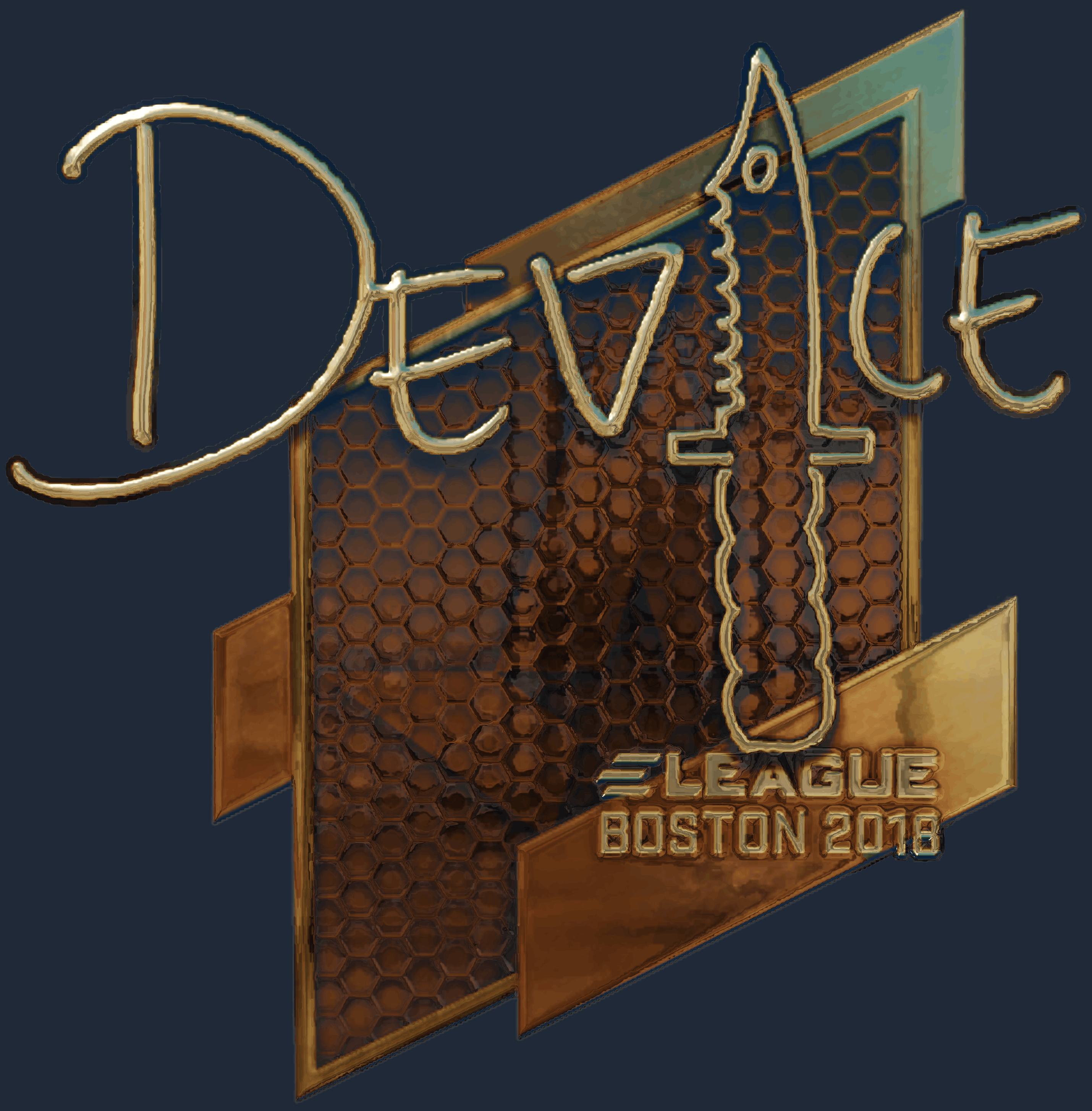 Sticker | device（金色）| 2018年波士顿锦标赛