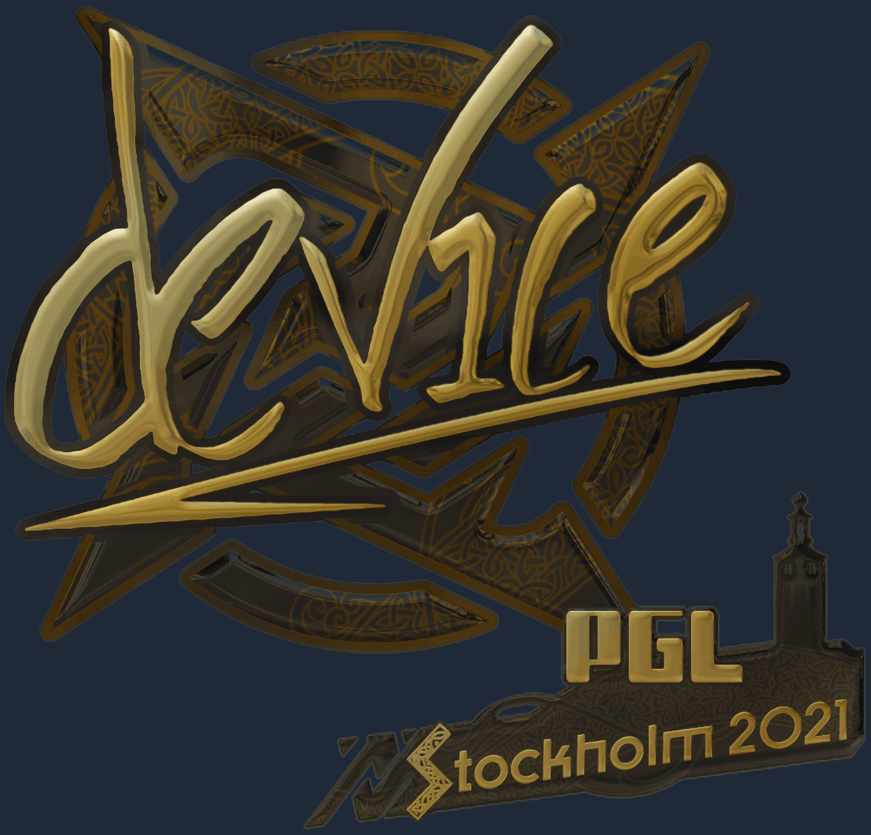 Sticker | device (Gold) | Stockholm 2021