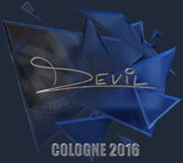 Sticker | DEVIL (Foil) | Cologne 2016