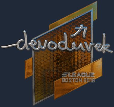 Sticker | devoduvek (reflectante) | Boston 2018