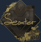 Sticker | dexter (Gold) | Rio 2022