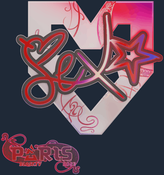 Sticker | dexter (holográfica) | París 2023