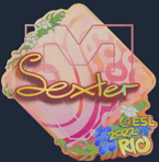 Sticker | dexter (Holo) | Rio 2022