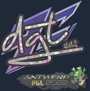 Sticker | dgt (purpurina) | Amberes 2022