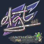 Sticker | dgt (Glitter) | Antwerp 2022