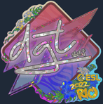Sticker | dgt (Glitter) | Rio 2022