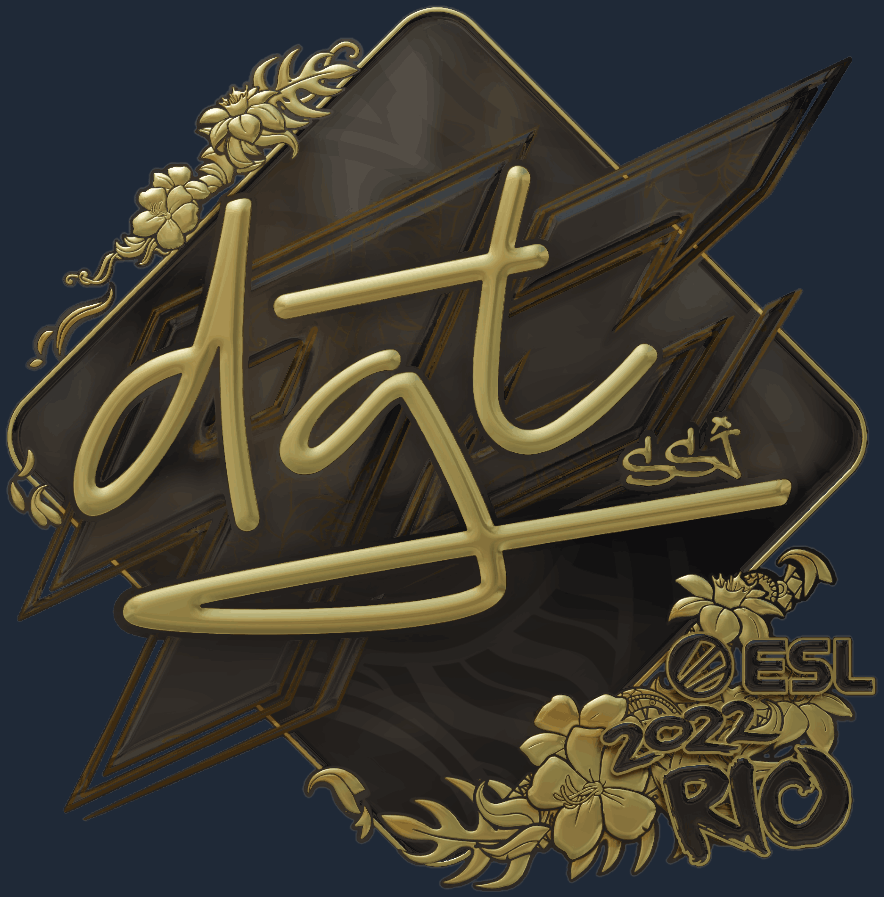 Sticker | dgt (Gold) | Rio 2022