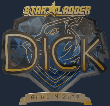 Sticker | DickStacy (dorada) | Berlín 2019