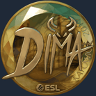 Sticker | Dima (Gold) | Katowice 2019 image