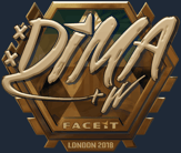 Sticker | Dima (Gold) | London 2018 image