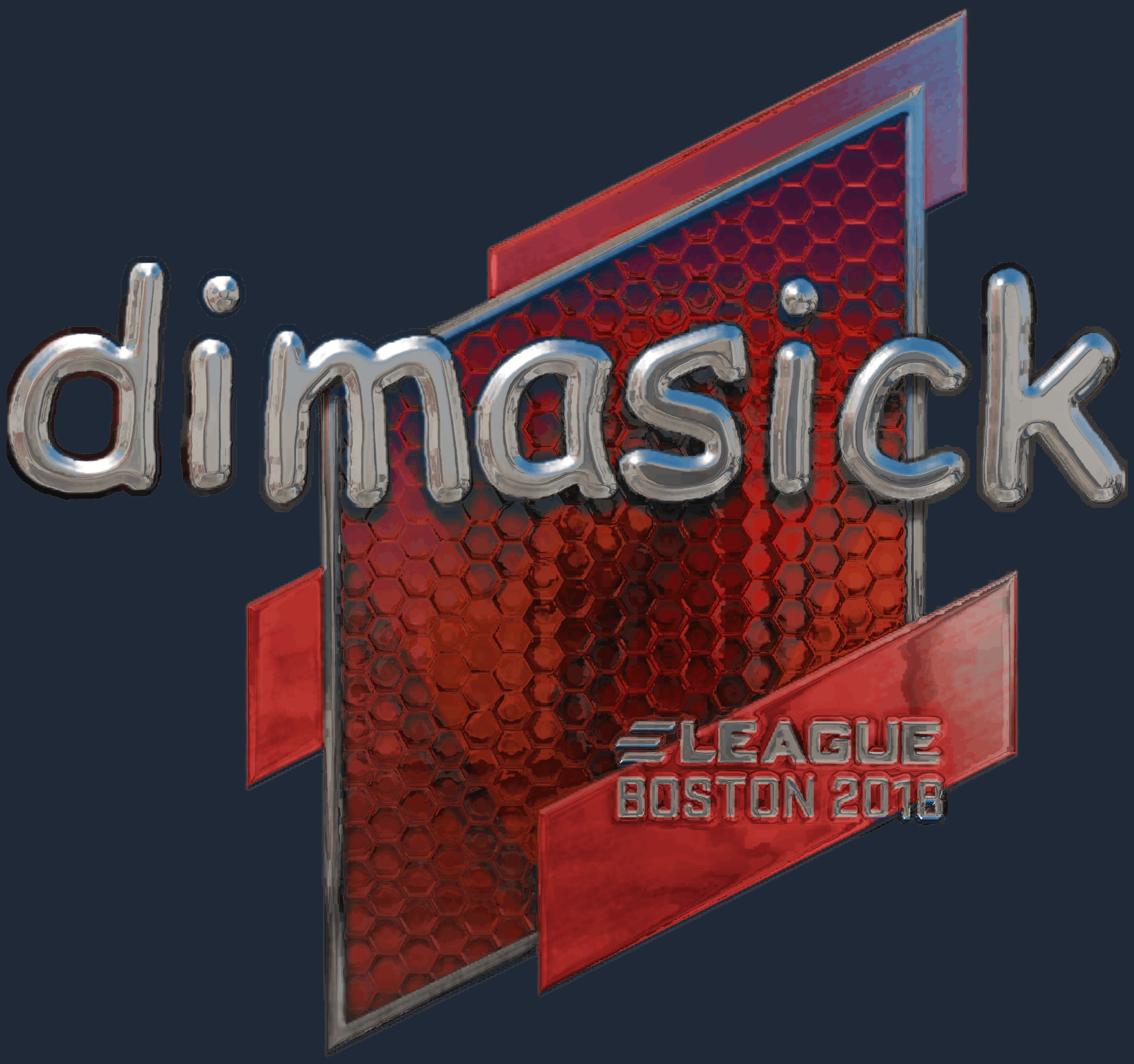 Sticker | dimasick (Foil) | Boston 2018
