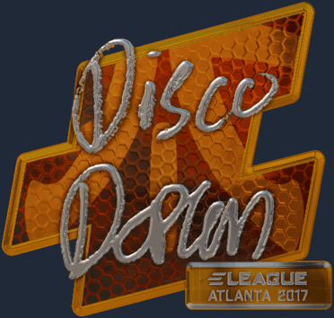 Sticker | disco doplan (reflectante) | Atlanta 2017