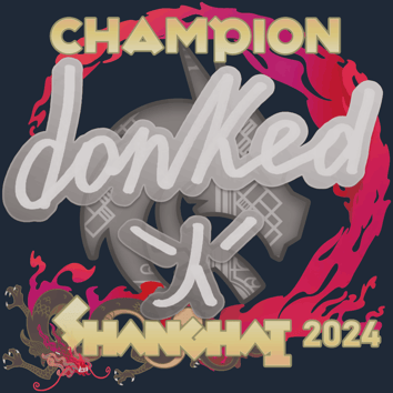 Sticker | donk (campeón) | Shanghái 2024