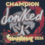Sticker | donk (Holo, Champion) | Shanghai 2024