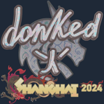 Sticker | donk (Holo) | Shanghai 2024