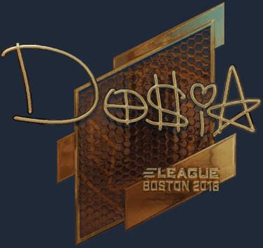 Sticker | Dosia (Gold) | Boston 2018