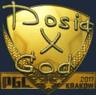 Sticker | Dosia (Gold) | Krakow 2017 image