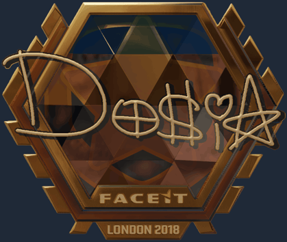 Sticker | Dosia (dorada) | Londres 2018