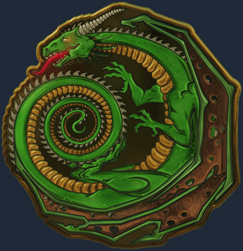 Sticker | Dragón (reflectante)