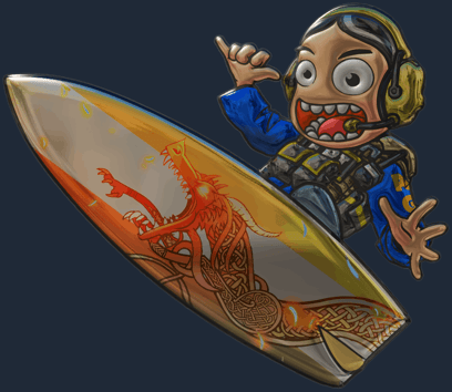 Preview image 1 of Sticker | Dragon Lore Surf Ava (Foil)