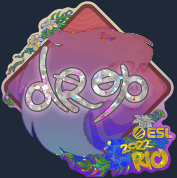Sticker | drop (purpurina) | Río 2022