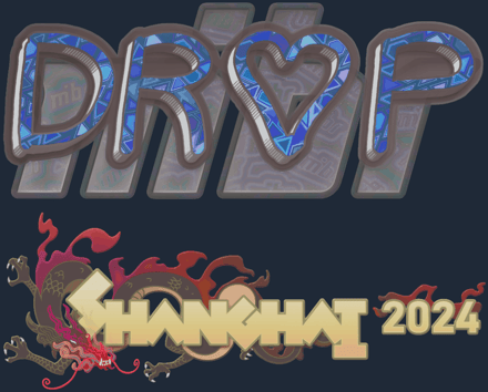 Sticker | drop (holográfica) | Shanghái 2024