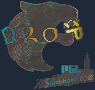 Sticker | drop (holográfica) | Estocolmo 2021