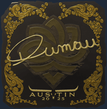 Sticker | dumau (dorada) | Austin 2025