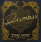 Sticker | dumau (Gold) | Austin 2025