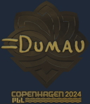 Sticker | dumau (Gold) | Copenhagen 2024