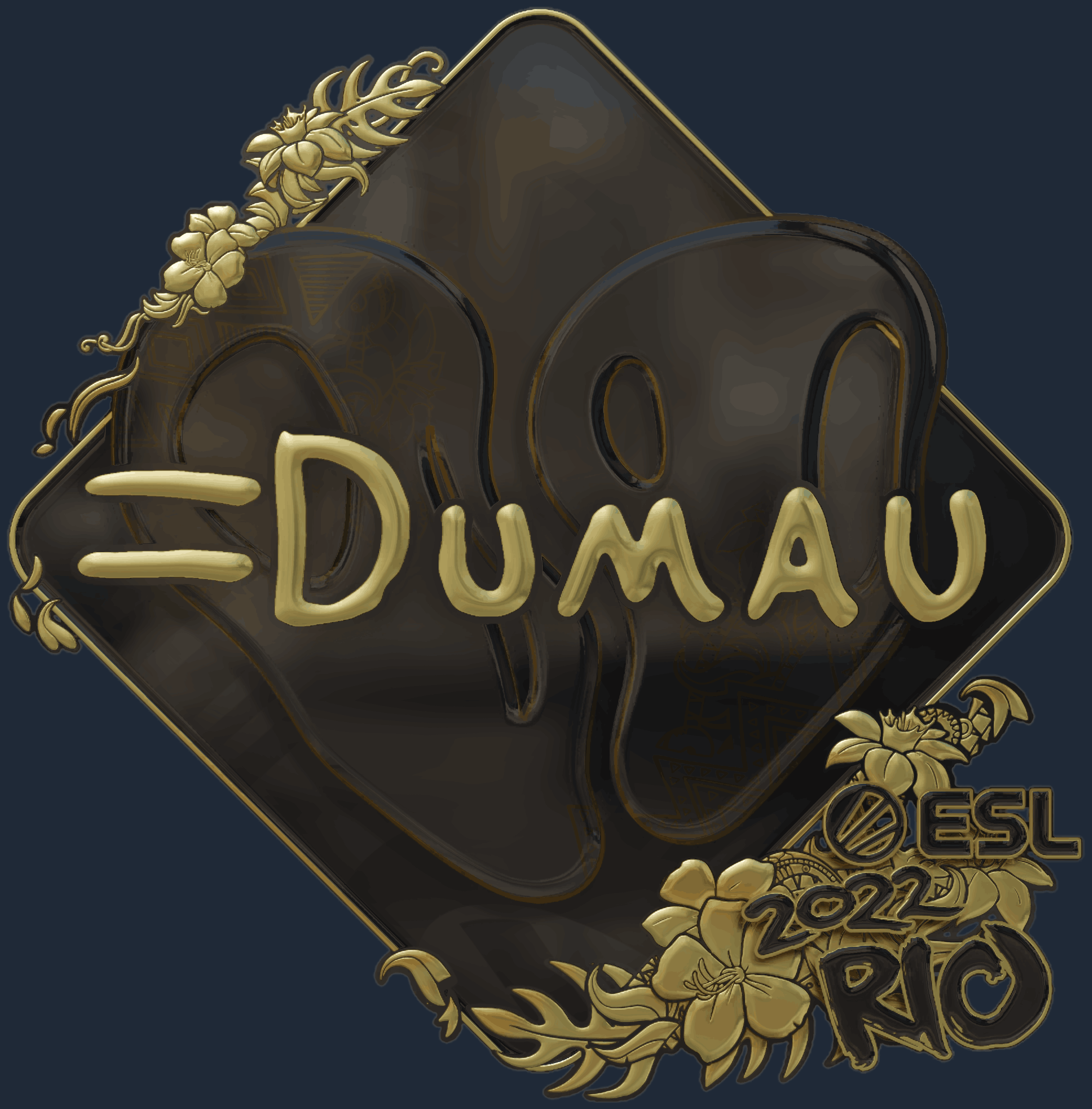 Sticker | dumau (Gold) | Rio 2022
