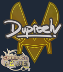 Sticker | dupreeh (Champion) | Paris 2023