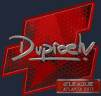 Sticker | dupreeh (Foil) | Atlanta 2017 image
