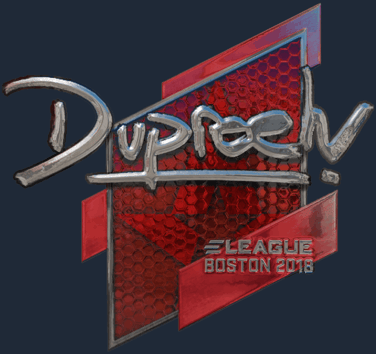Sticker | dupreeh (reflectante) | Boston 2018