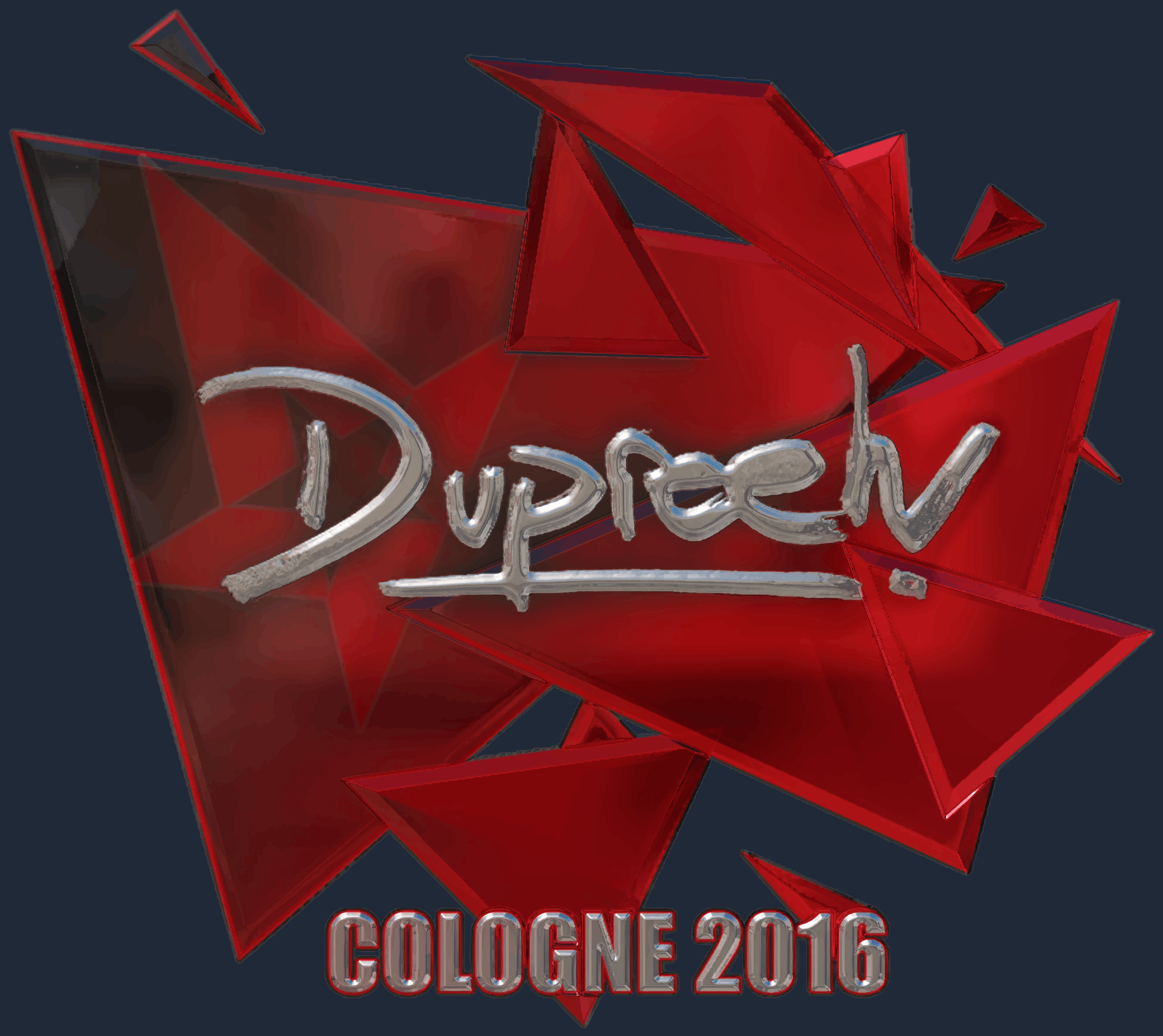 Sticker | dupreeh (Foil) | Cologne 2016