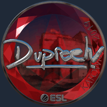 Sticker | dupreeh (reflectante) | Katowice 2019