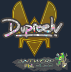 Sticker | dupreeh (Glitter) | Antwerp 2022