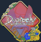 Sticker | dupreeh (Glitter) | Rio 2022