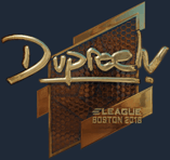 Sticker | dupreeh (Gold) | Boston 2018