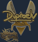Sticker | dupreeh (Gold, Champion) | Paris 2023