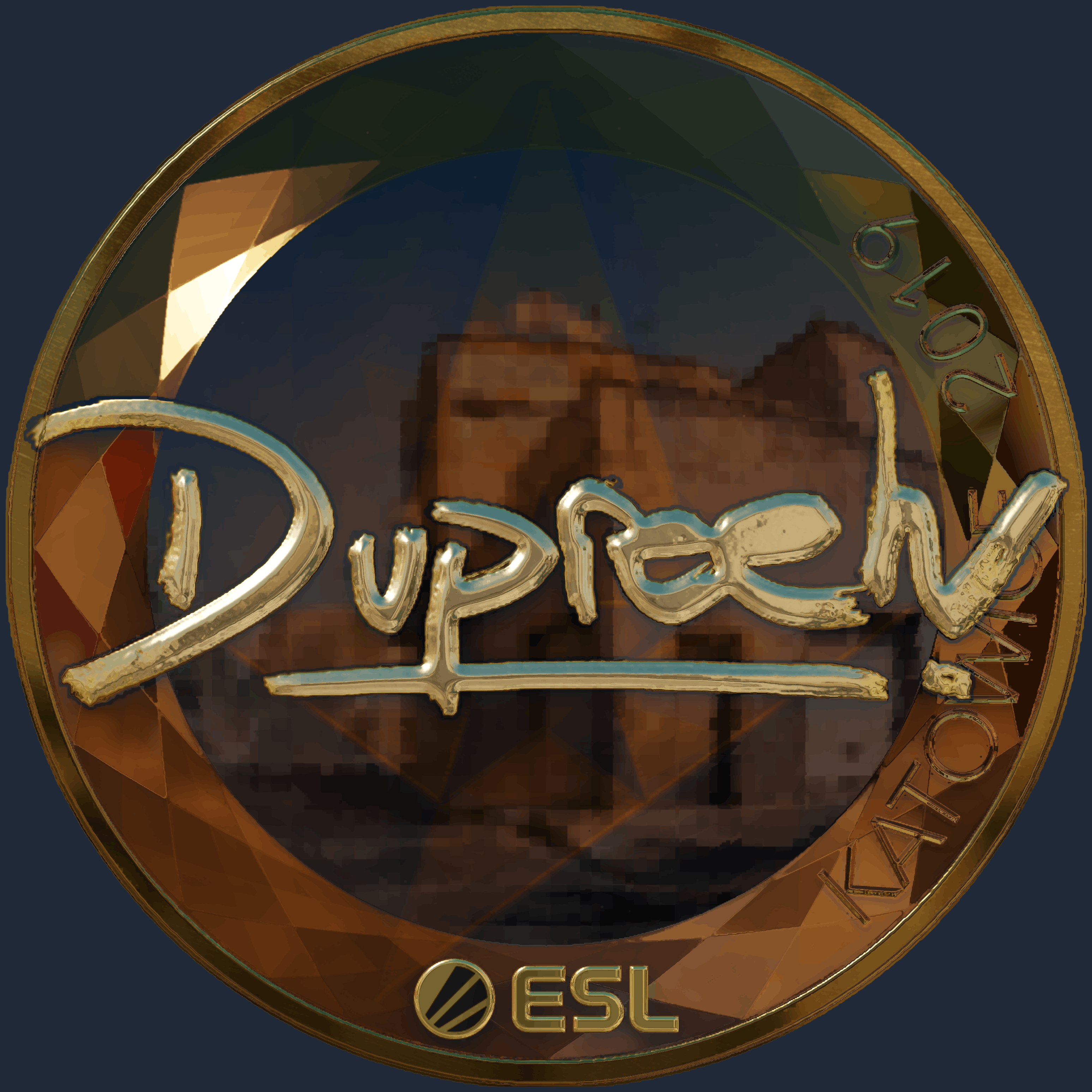 Sticker | dupreeh(金色)| 2019年卡托维兹锦标赛
