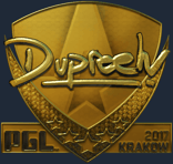 Sticker | dupreeh (Gold) | Krakow 2017