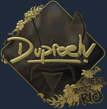 Sticker | dupreeh (dorada) | Río 2022