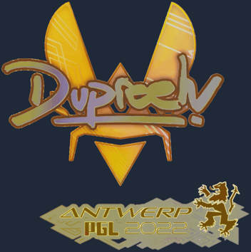 Sticker | dupreeh (holográfica) | Amberes 2022