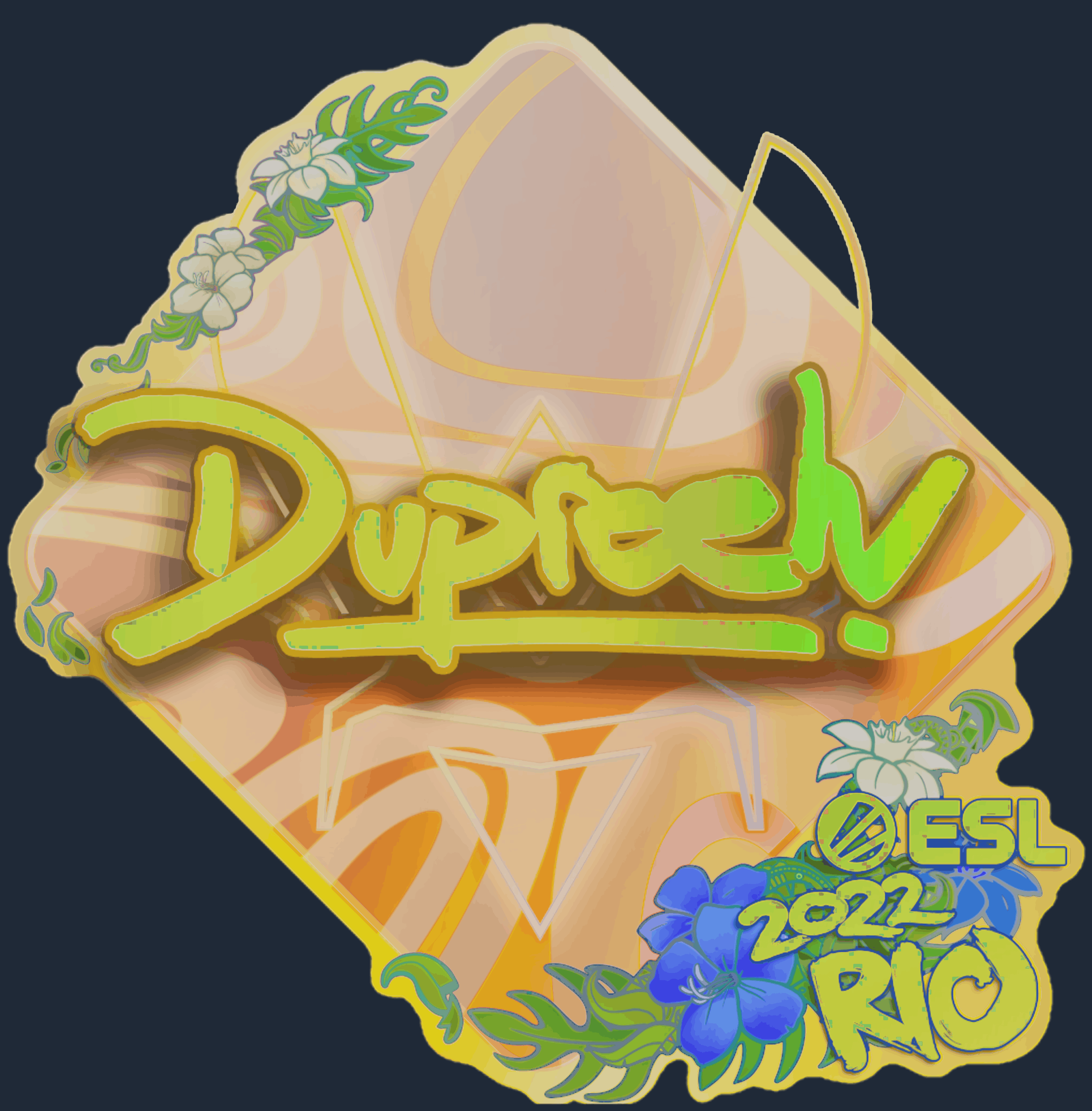 Sticker | dupreeh（全息）| 2022年里约热内卢锦标赛