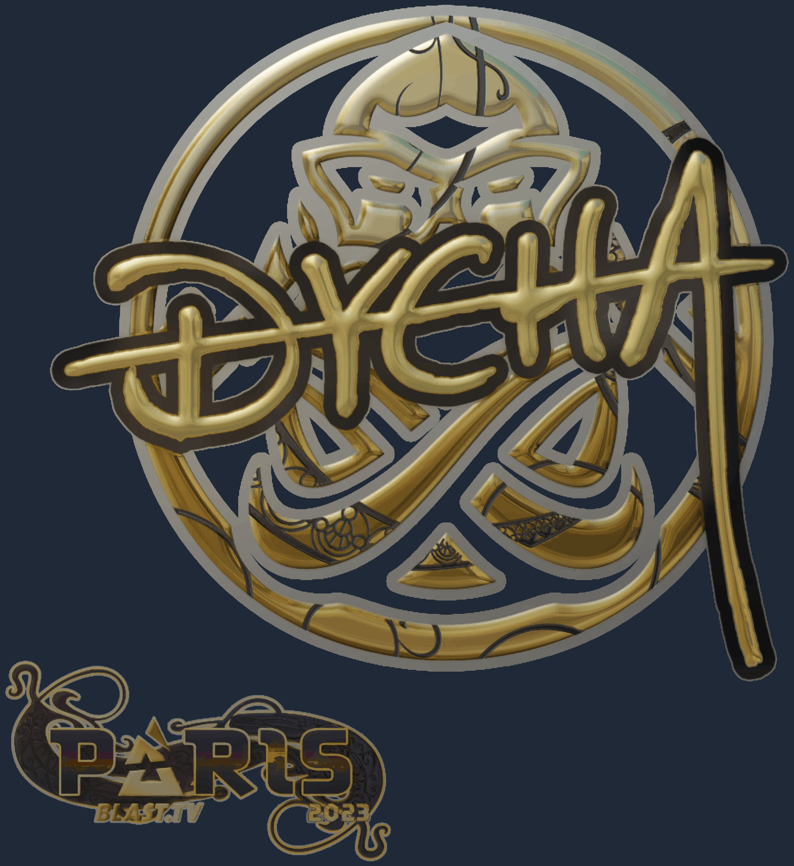 Sticker | Dycha (Gold) | Paris 2023